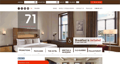 Desktop Screenshot of hotel71.ca